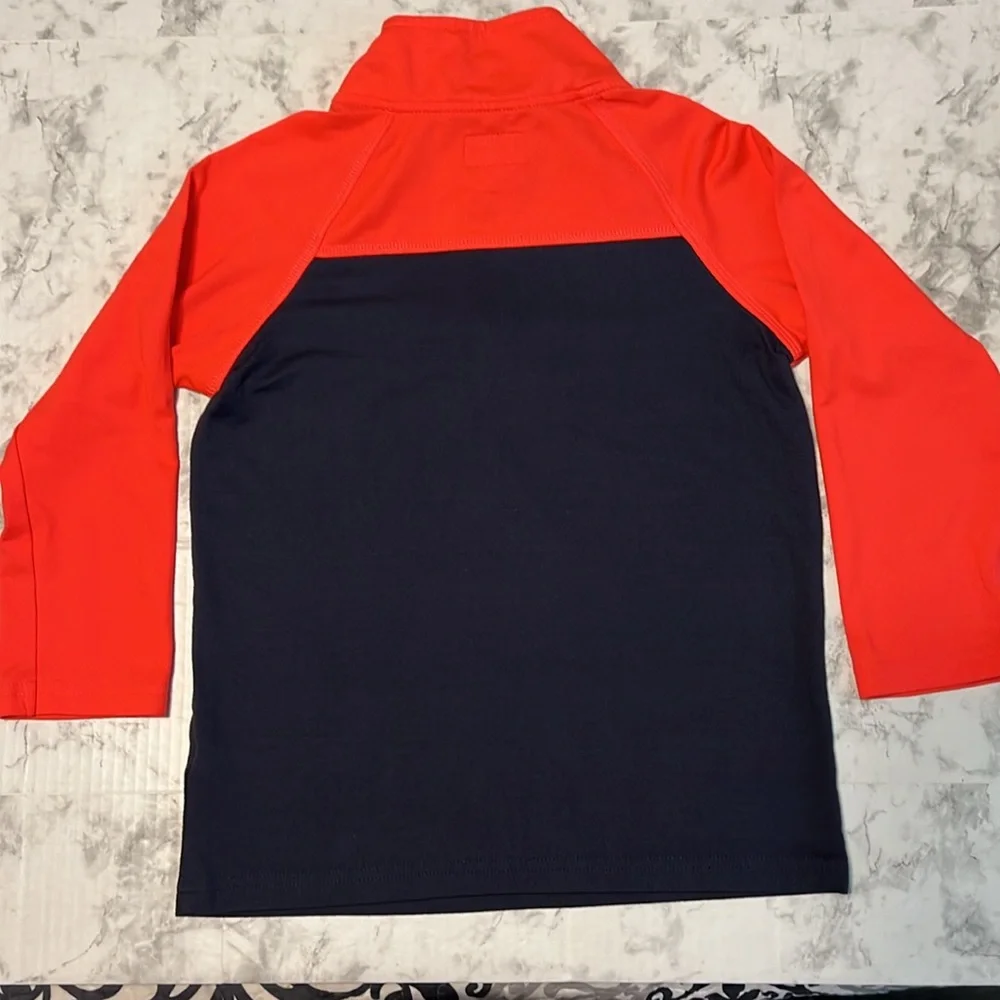 Boys Osh Kosh B’Gosh Athletic Zip Up Size 6‎ Black/Red